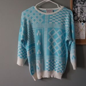 cropped lightweight knit sweater